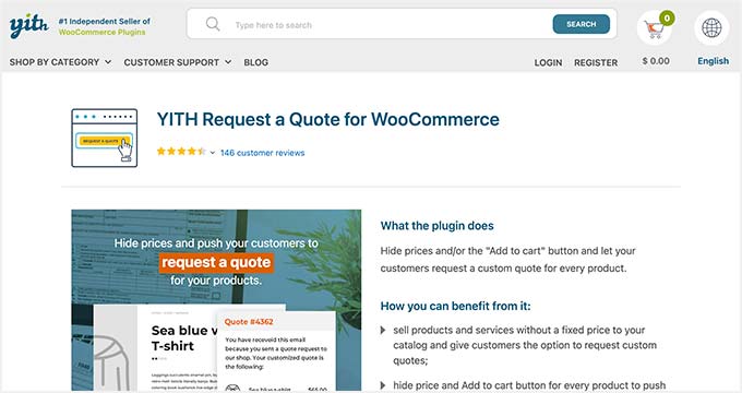 YITH WooCommerce Request a Quote