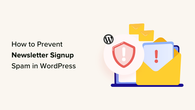 如何在 WordPress 中防范新闻通讯注册垃圾邮件