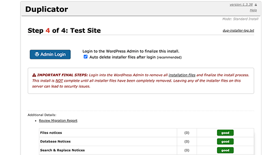 How to move a live WordPress site to localhost xampp?