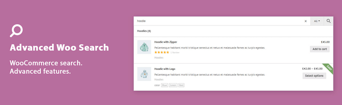 高级 Woo Search WordPress 插件