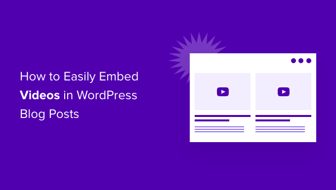 Wordpress deals embed video