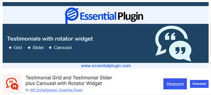 Testimonial Grid and Testimonial Slider plugin banner