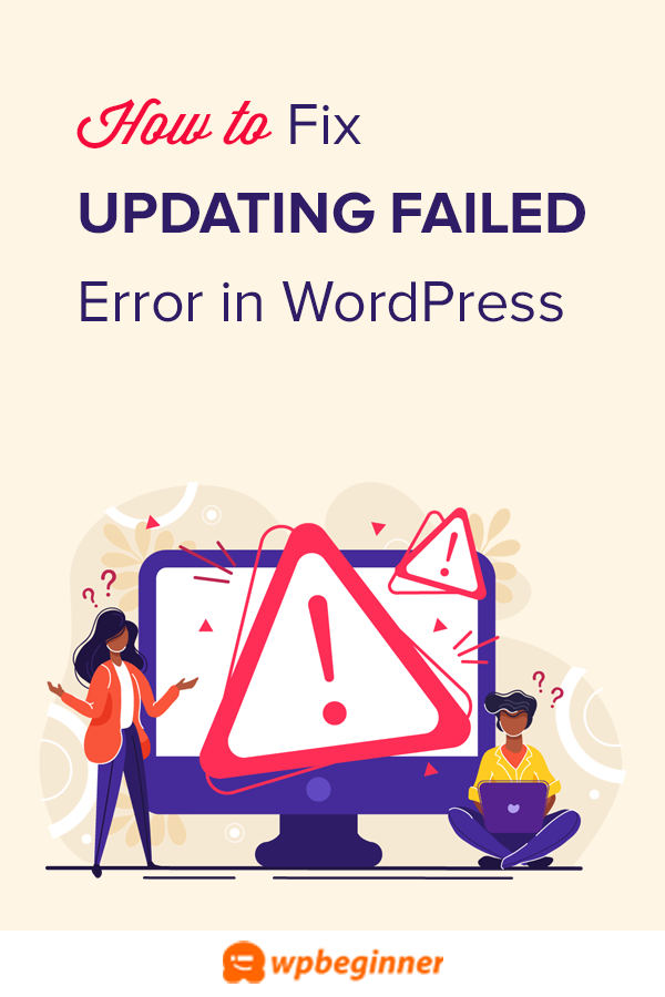 How To Fix Wordpress Updating Failed / Publishing Failed Error