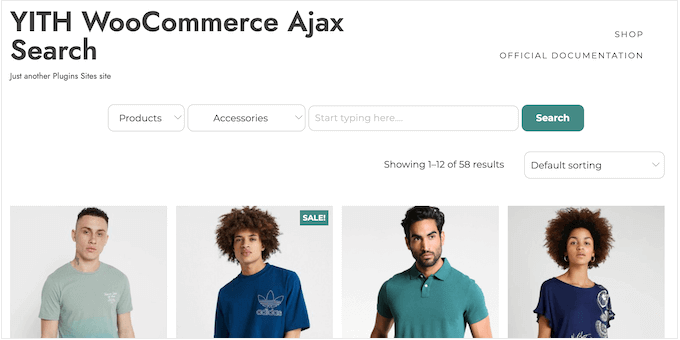 在线商店上的高级 WooCommerce 搜索