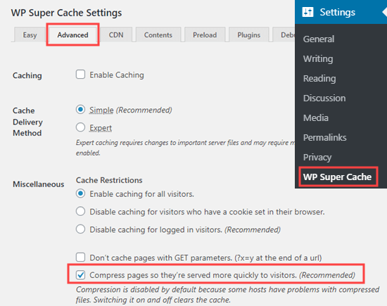 How To Enable Gzip Compression In Wordpress Ways