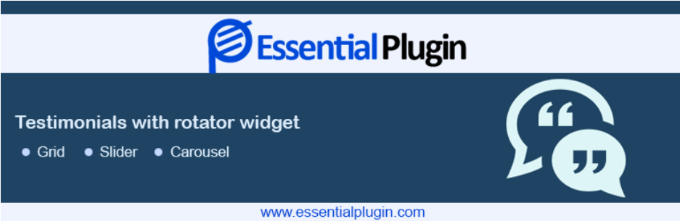 WP testimonials with rotator widget