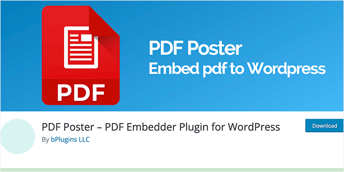 PDF 海报 WordPress PDF 插件