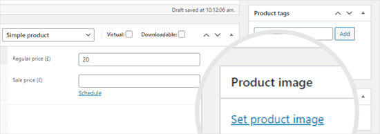 Adding a product image for your WooCommerce product