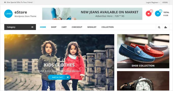 woocommerce themes for wordpress