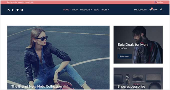 Shopfront Ecommerce - WordPress theme