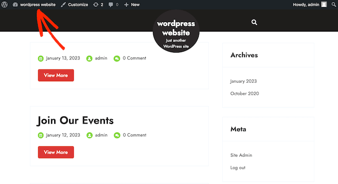 WordPress 管理栏