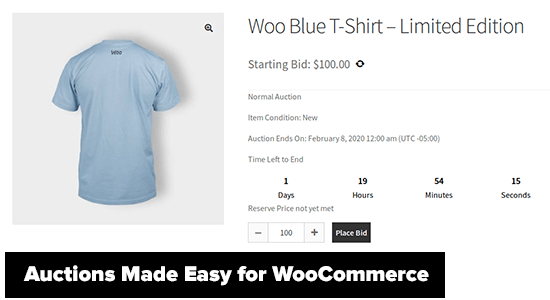 WooCommerce 使拍卖变得轻松