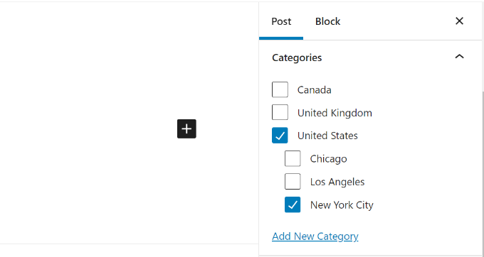 Cómo añadir categorías y subcategorías en WordPress