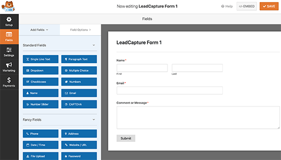 Form builder