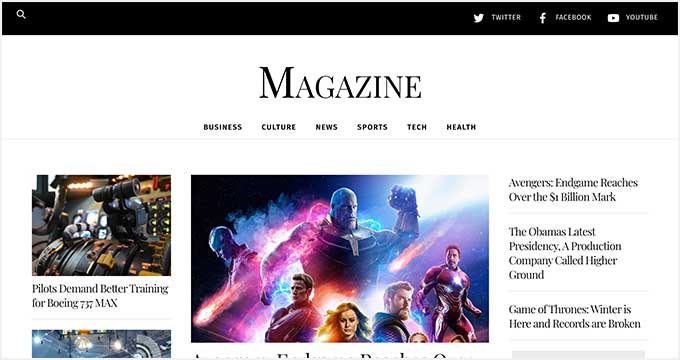 Best Wordpress Magazine Themes Of Free Paid