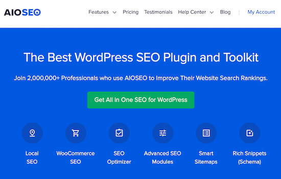 Plugin SEO per WordPress AIOSEO