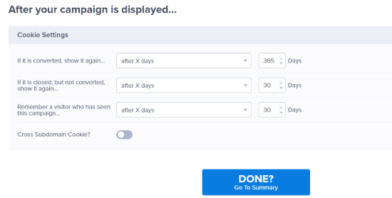 Edit cookie settings