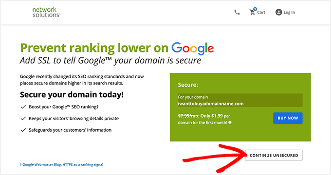 Network Solutions SSL Certificate