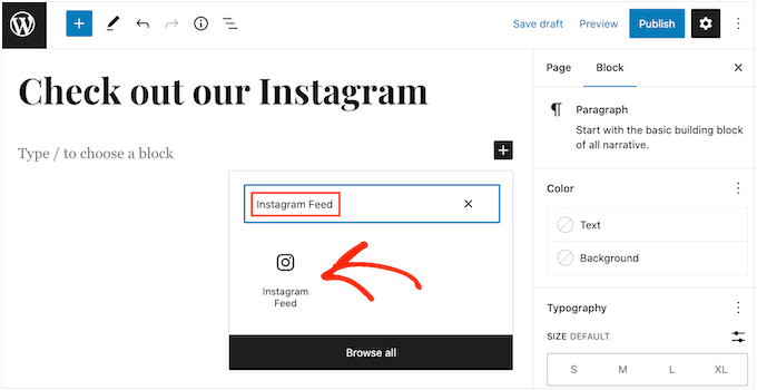 Instagram 的 Feed 块