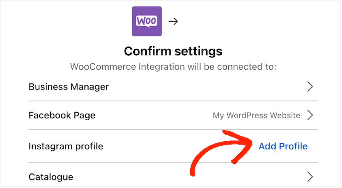How to link an Instagram profile to your WooCommerce store