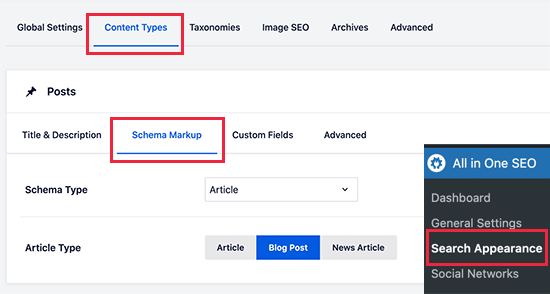 Impostazioni dello schema predefinito