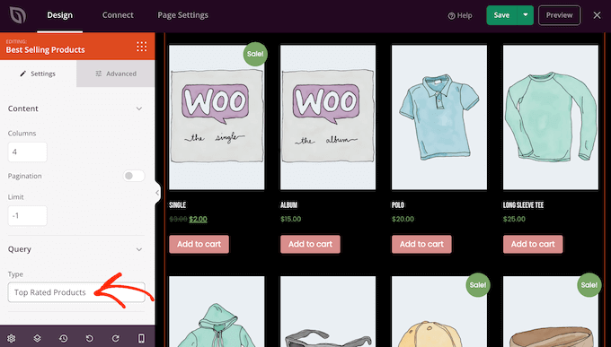 在自定义页面上推广 WooCommerce 产品