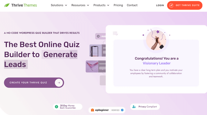 Thrive Quiz Builder