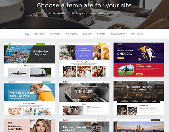 homepage builder 21