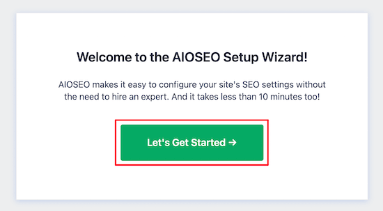 Aioseo Setup Wizard