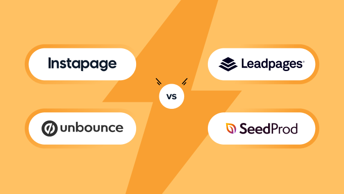 Instapage vs Leadpages vs Unbounce vs SeedProd