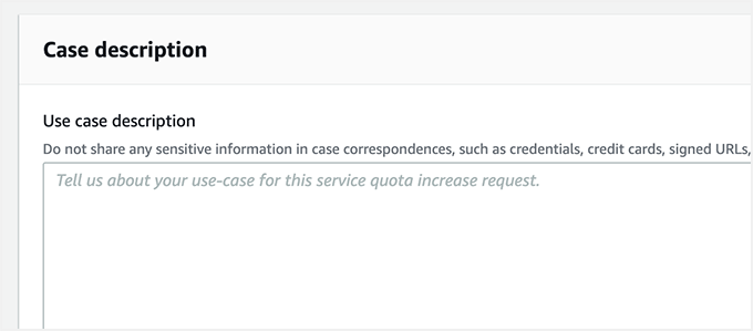 Use Case Description