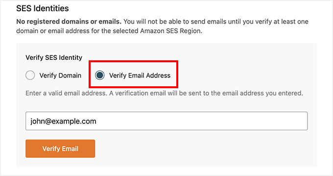 Verify Email Address