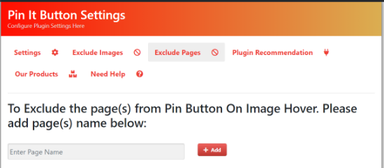 pin it button