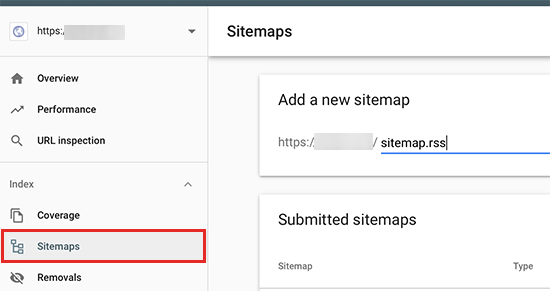 RSS sitemap