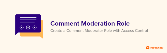 Comment Moderation Role