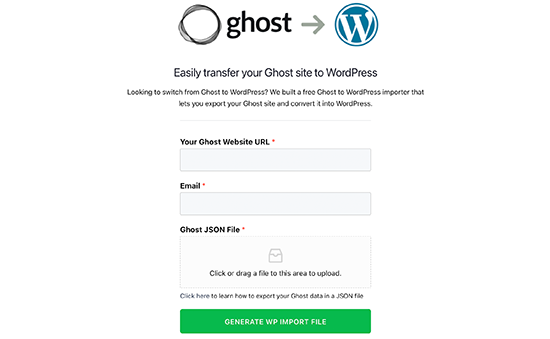 Ghost 到 WordPress 迁移工具