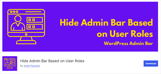 Hide Admin Bar Based on User Roles