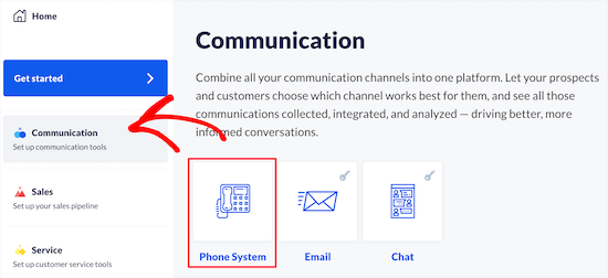 Click communication and phone system