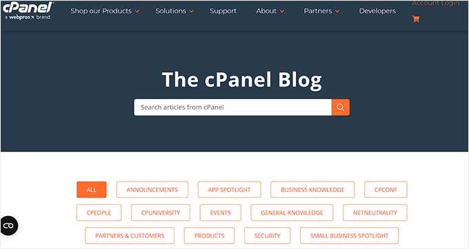 cPanel Blog