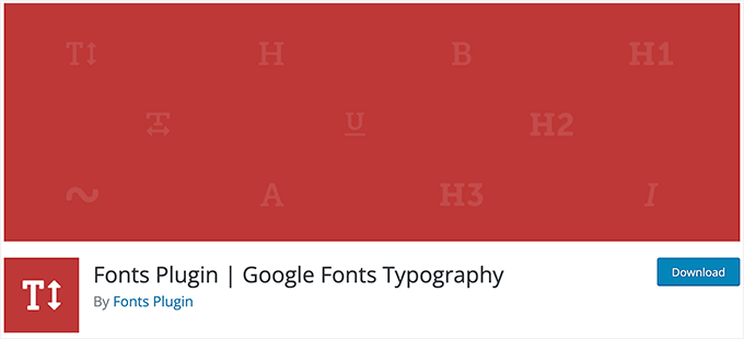 Fonts Plugin