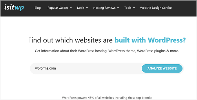 WordPress site check tool