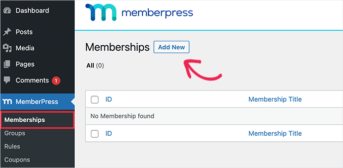 New membership plan