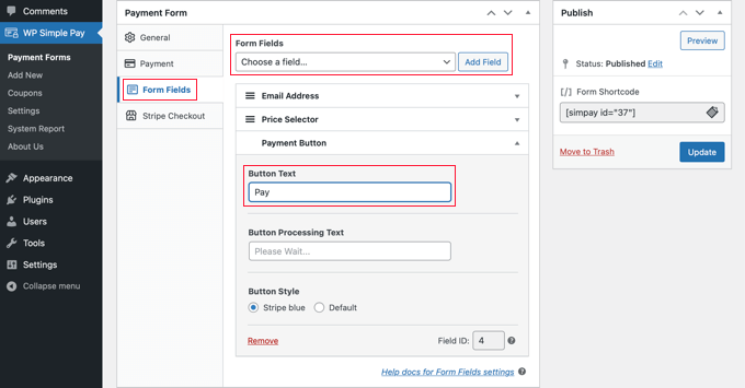 You Can Add Fields to Your Payment Form