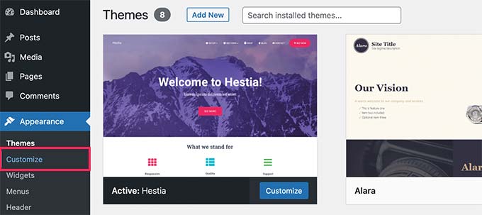 Wordpress Custom Theme And Website  