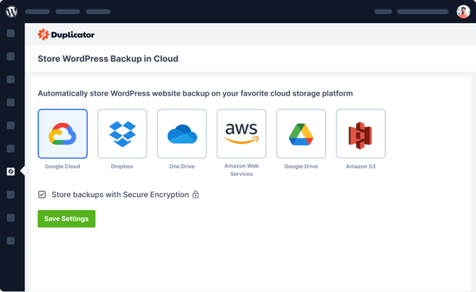 Backing Up Using Duplicator Pro