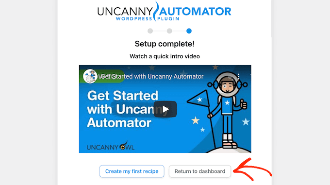 Uncanny Automator 设置向导