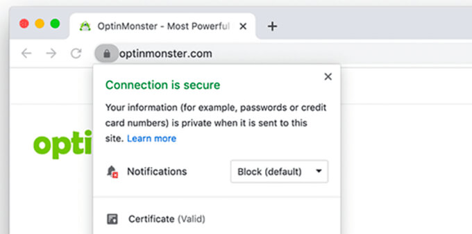 由 SSL 和 HTTPs 保护的站点