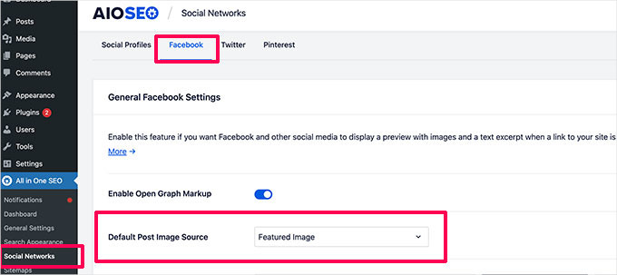 Default image for Facebook Open Graph