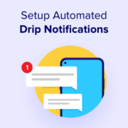 Setup drip notifications in WordPress