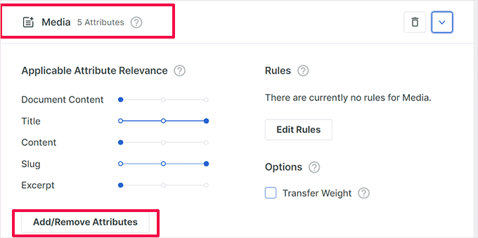 Add media attributes